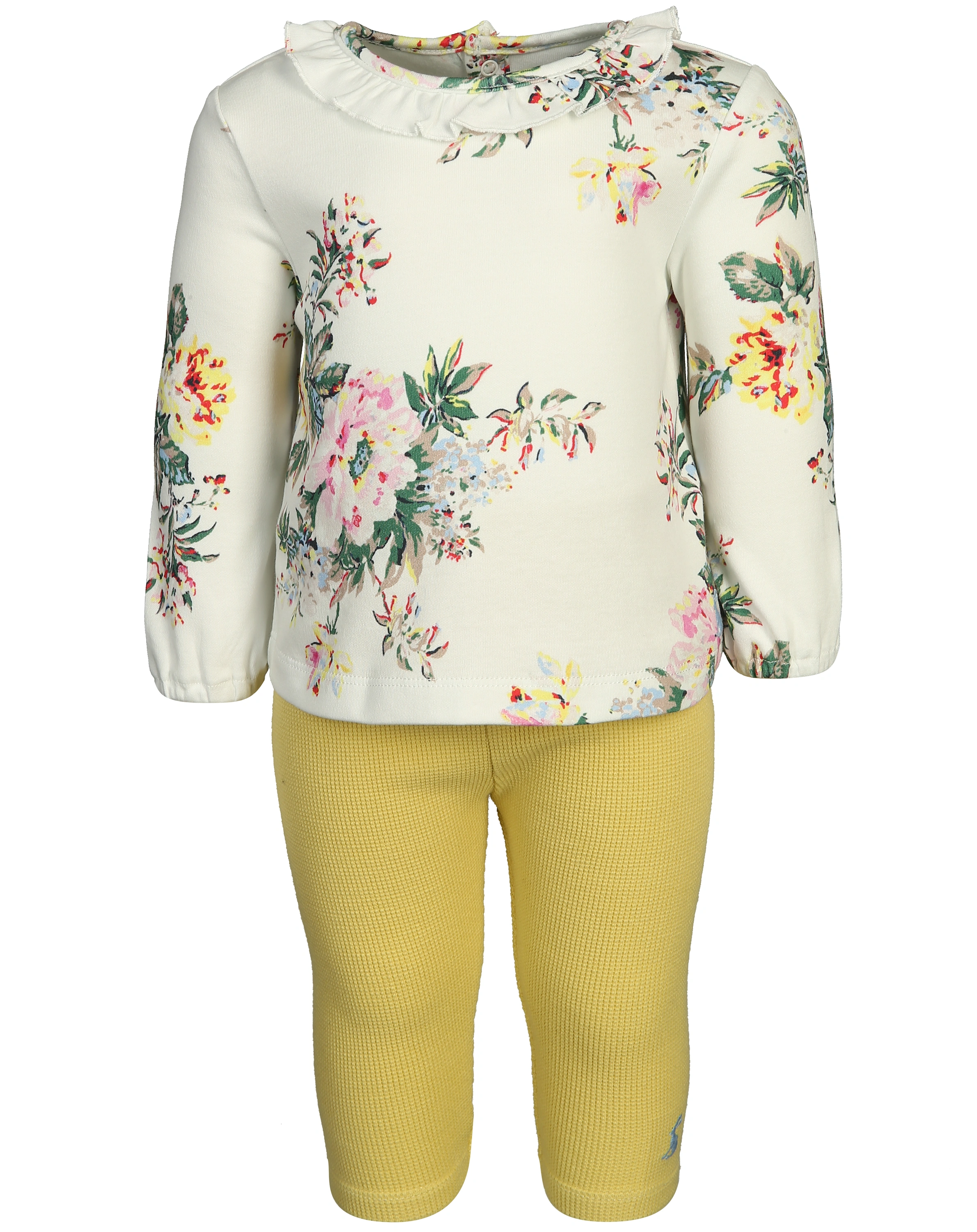 Langarmshirt POSIE mit Leggings in weiß