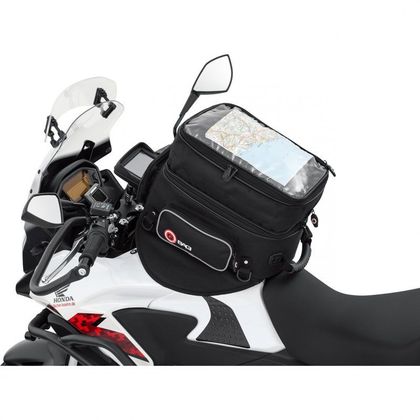 Sacoche réservoir Q Bag Tank Bag 01 magnet Strap (12 à 23 Litres) Universel - Noir
