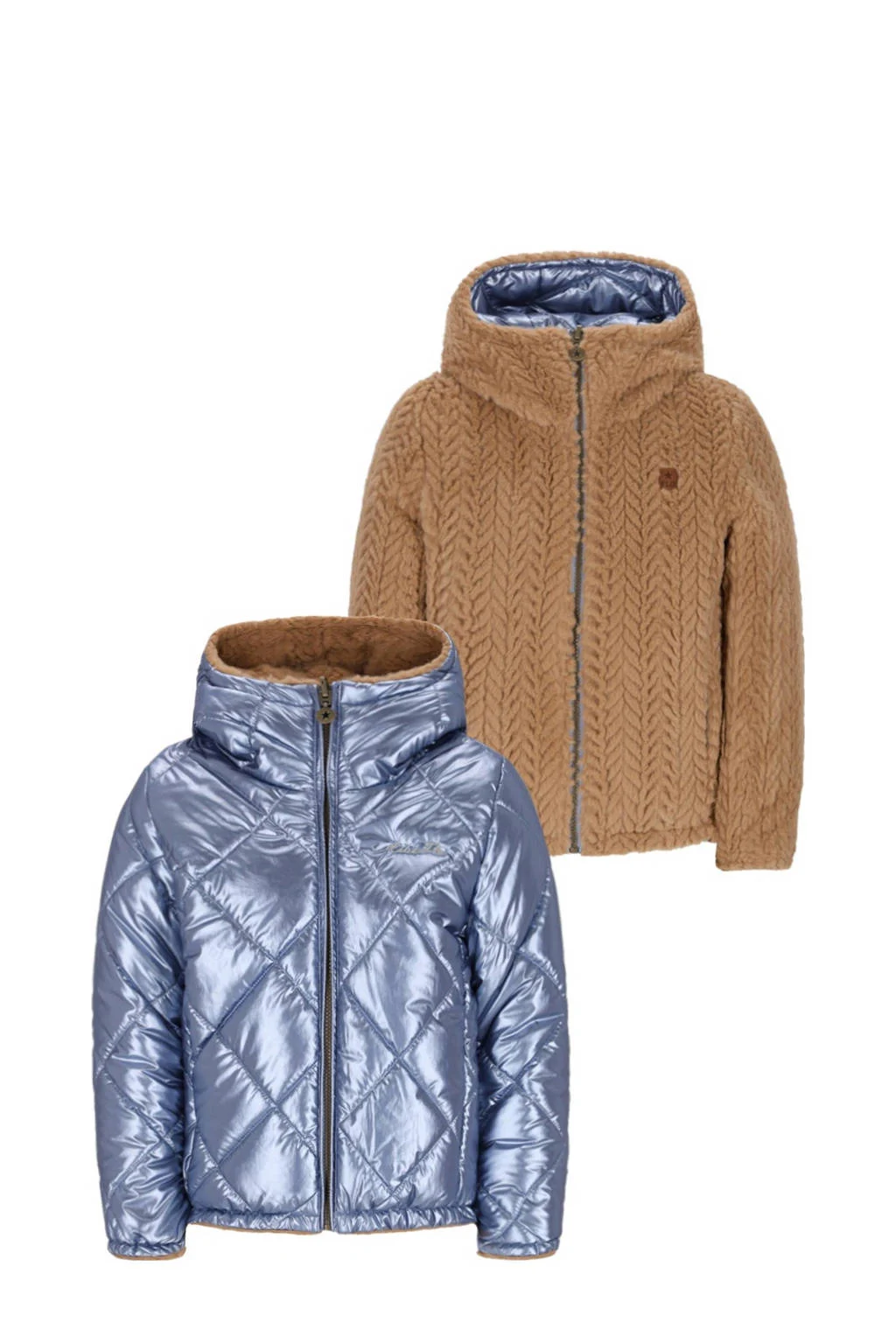 Like Flo reversible jas blauw