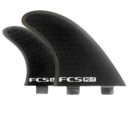FCS Q-PC7 Smoke (PC7 With G-XQ sides ) Quad Set