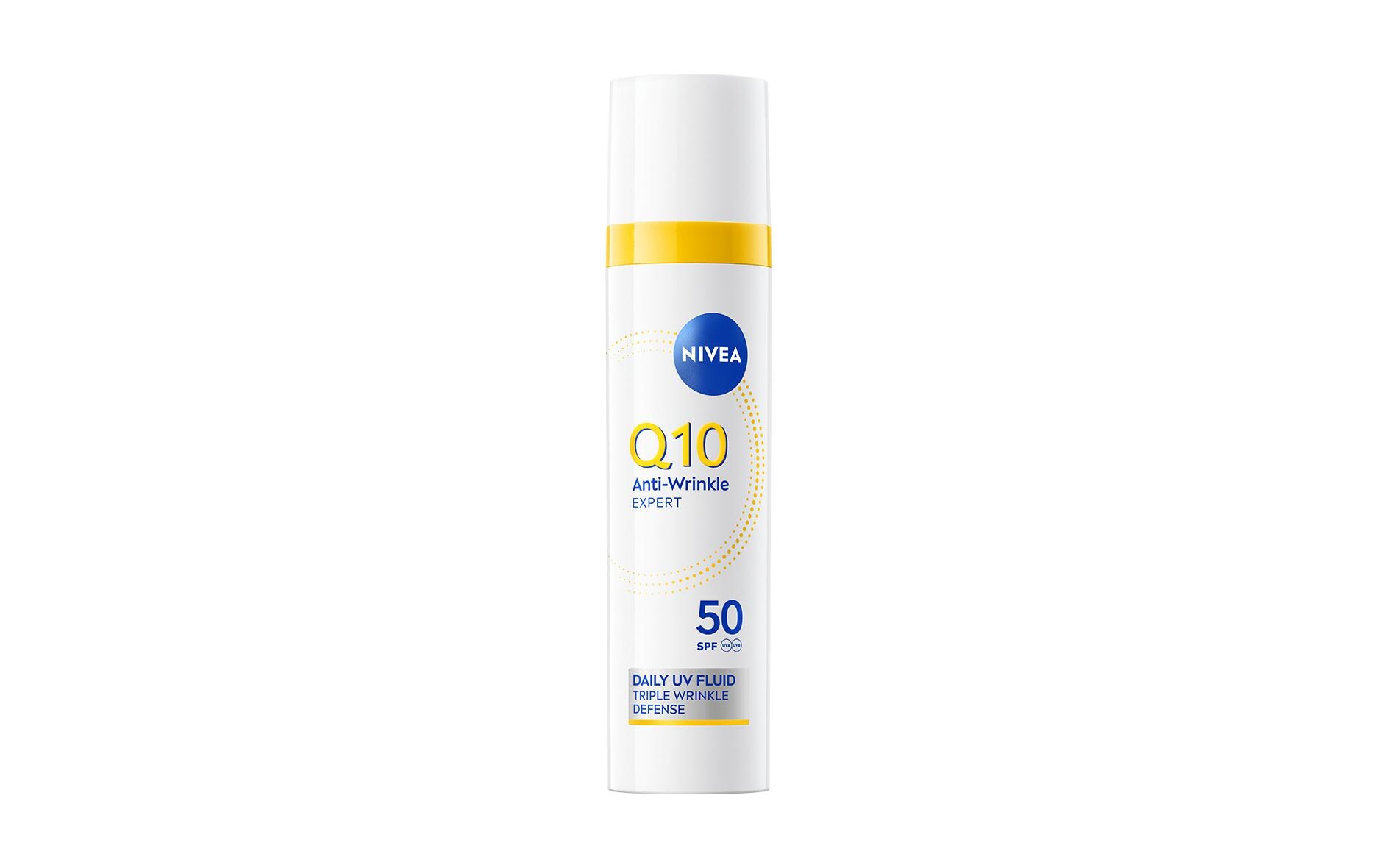 Gesichtsfluid Q10 Anti-Falten Expert Day LSF 50 30 mlAnti-Wrinkle Daily UV Fluid LSF 50 schützt vor UV-Strahlen, beugt der Hautalterung vor und reduziert Falten