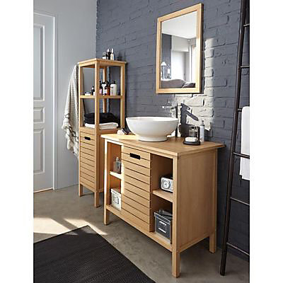 Meuble sous vasque à poser chêne Cooke & Lewis Tinn 90 cm
