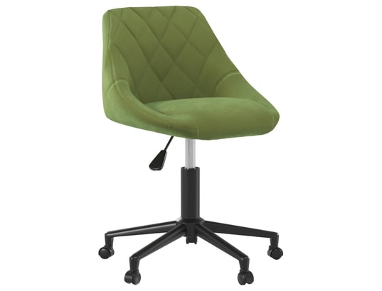 VIDAXL - Chaise de bureau Chaise pivotante de bureau vert clair velours