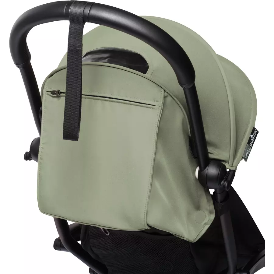 BABYZEN Kinderwagen YOYO2 6+ Black mit Textilset Olive