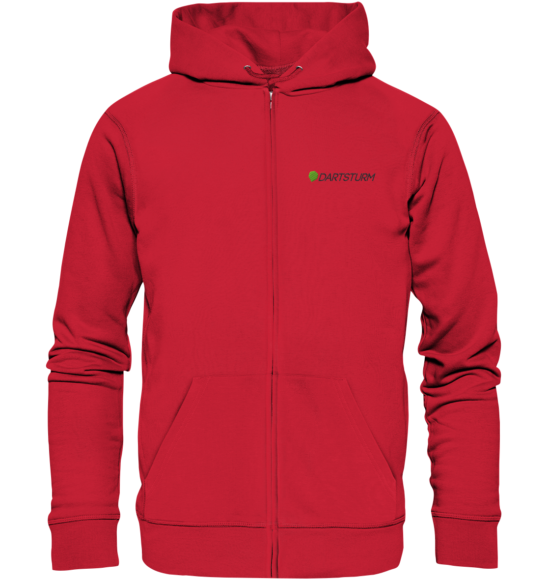 DartSturm - Logo Schwarz Zipper (Stick)
