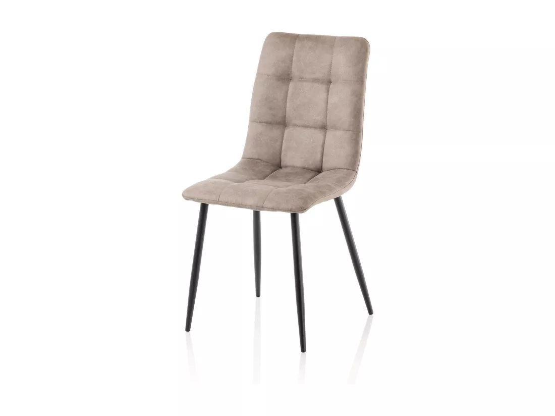 Set de 4 Chaises LEA marron clair