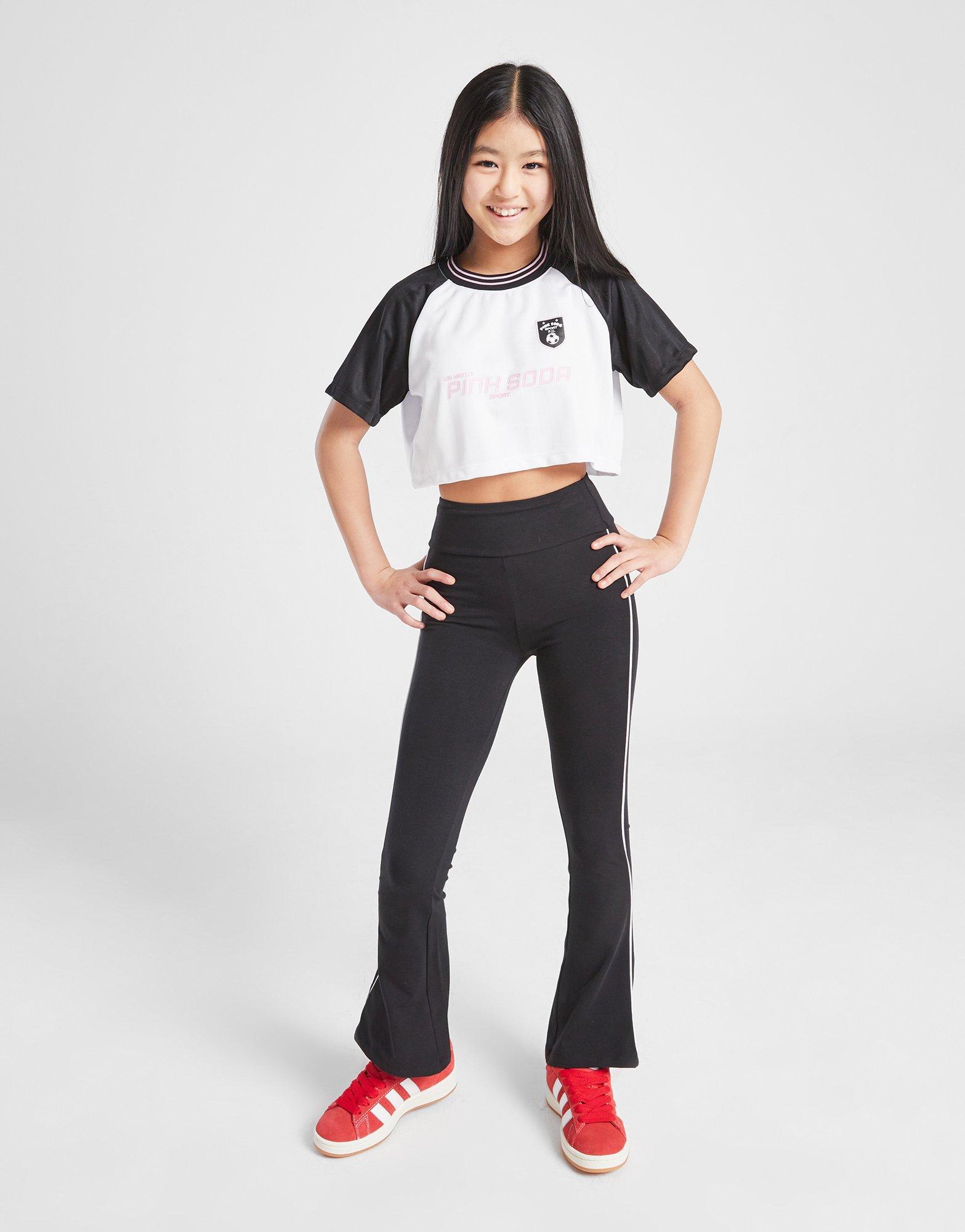 Pink Soda Sport T-shirt Match Cropped Junior