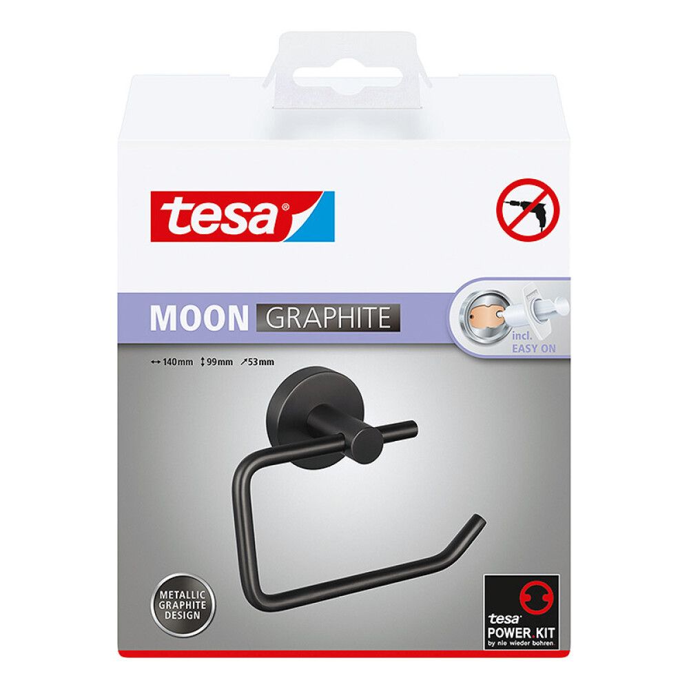 TOALETTPAPIRHOLDER TESA MOON GRAPHITE