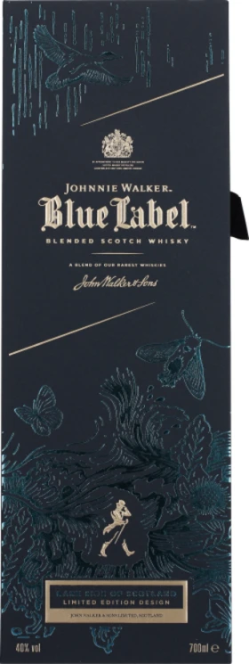 JOHNNIE WALKER BLUE LABEL RARE SIDE OF SCOTLAND 70CL