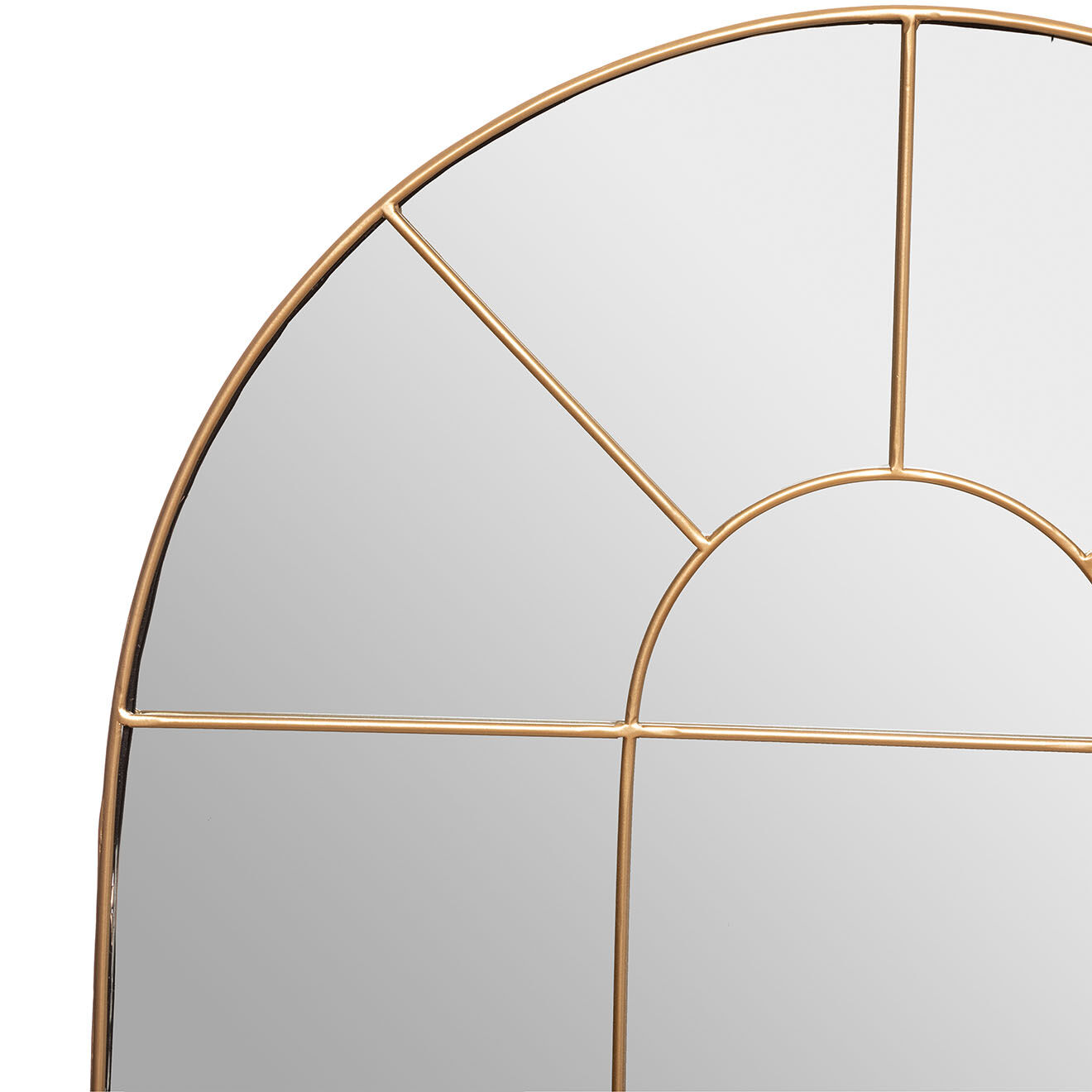 Atmosphera Miroir métal Monica doré - 54x2x74 cm