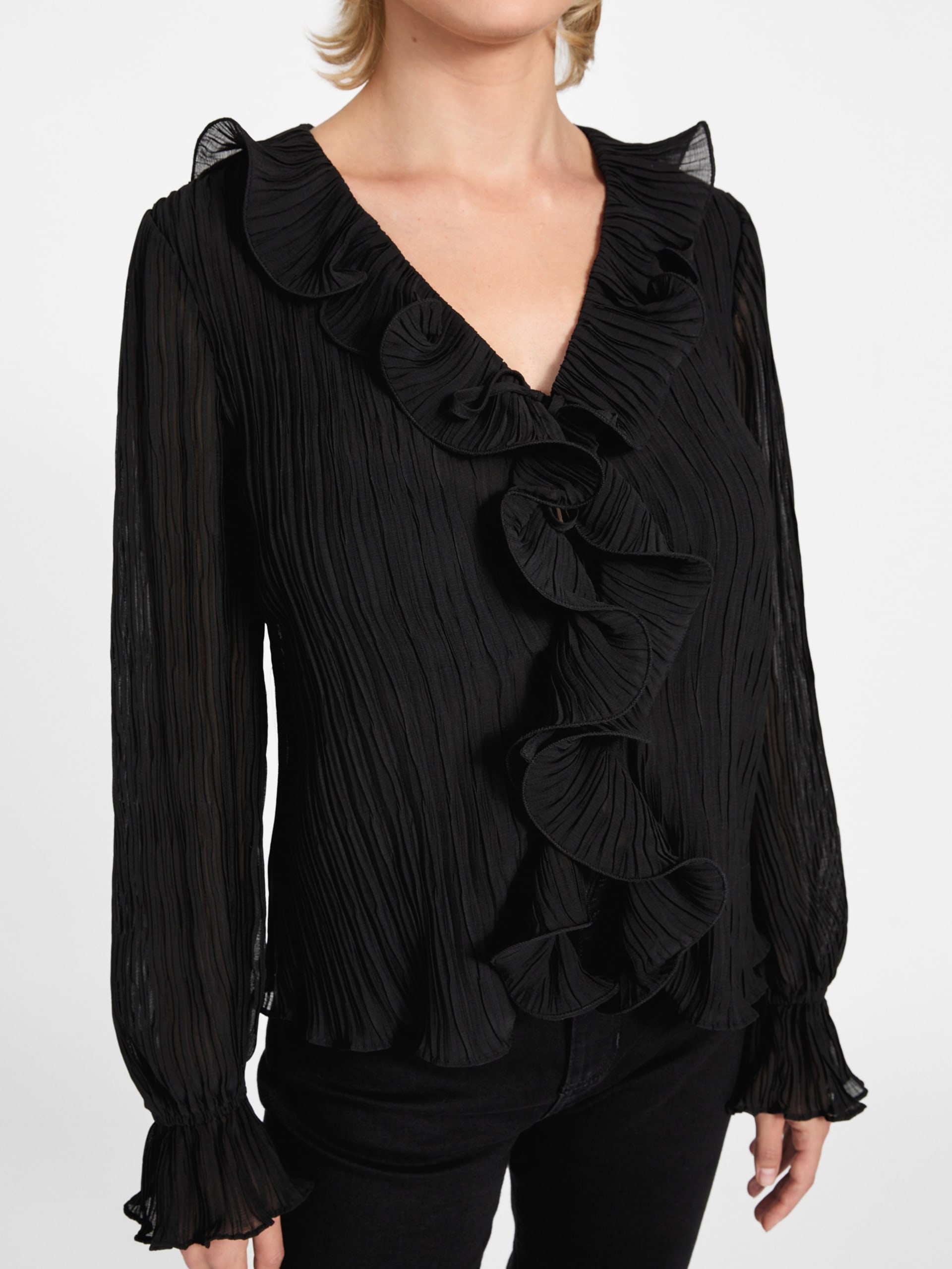 Top Eco Faye em chiffon