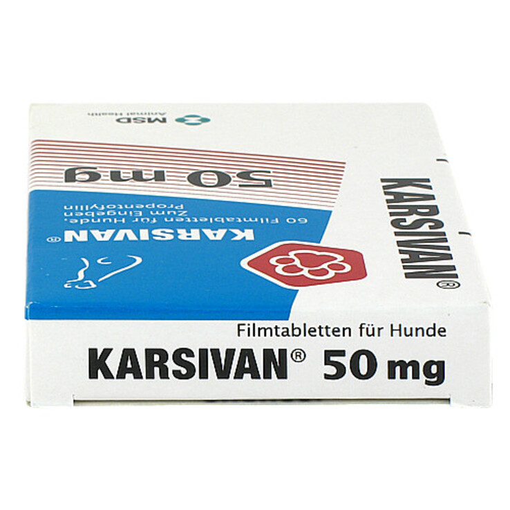 KARSIVAN 50 mg Filmtabletten für Hunde, 60 St