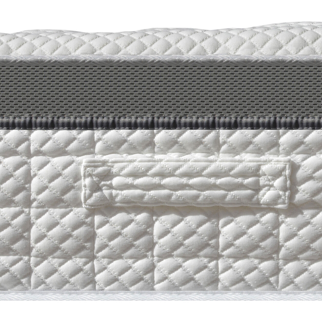 Literie Loft Hotel Ensemble matelas et sommier Urban blanc - 80x200 cm