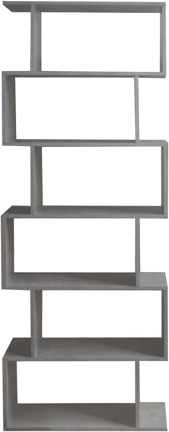 HTI living Regal Thekla 70189 Bücherregal Standregal 6 Regalfächer Weiß