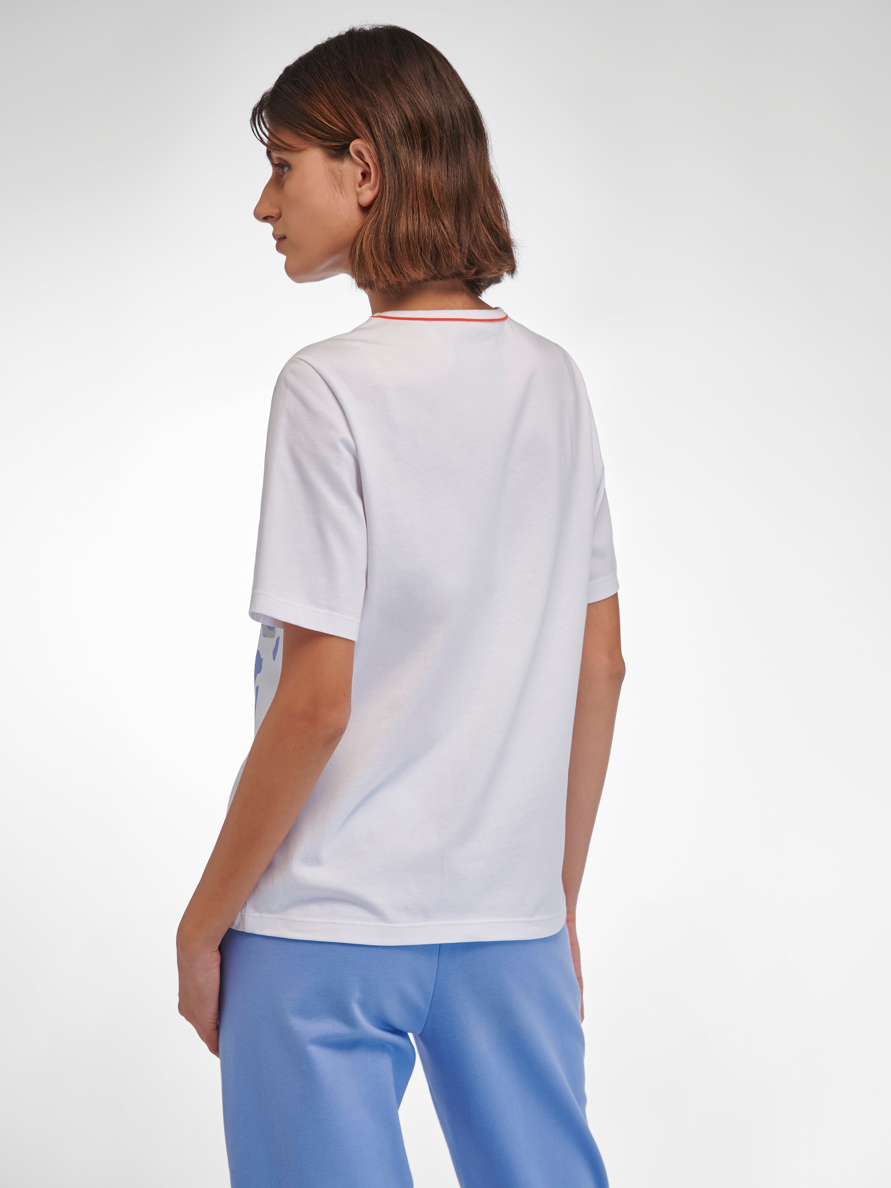Rundhals-Shirt mit 1/2-Arm
