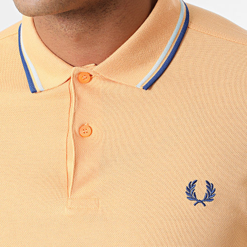 Polo Manches Courtes Twin Tipped M3600 Orange