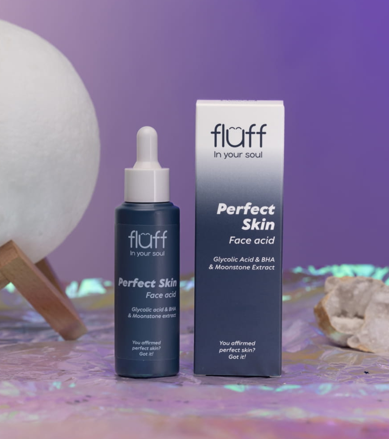 Fluff - *In Your Soul* - Peeling facial suavizante com ácido glicólico e BHA Perfect Skin