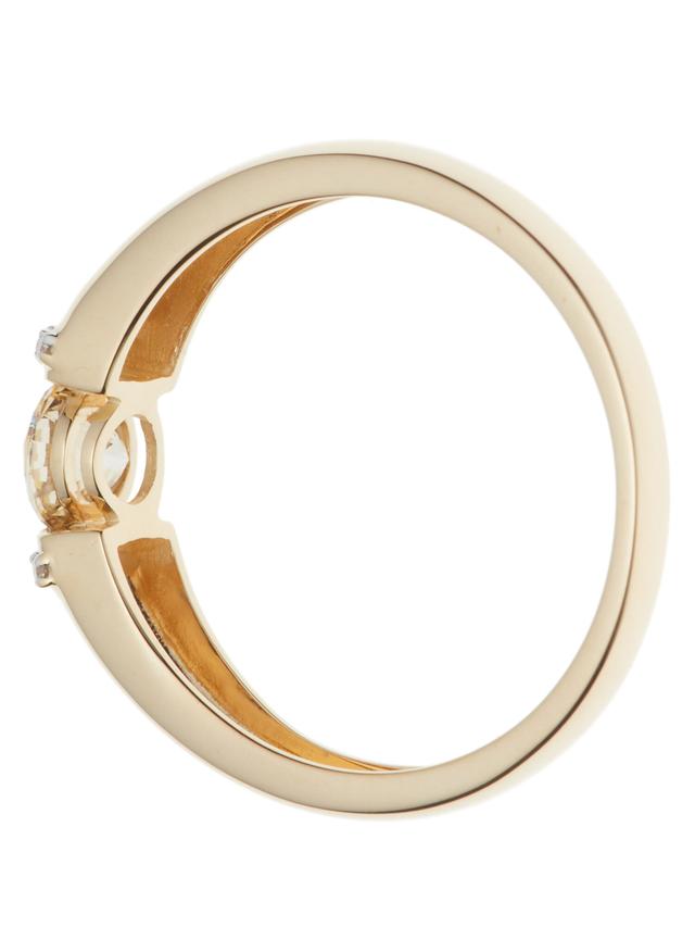 Spann-Ring, 11 Brillanten, 0,50 ct.