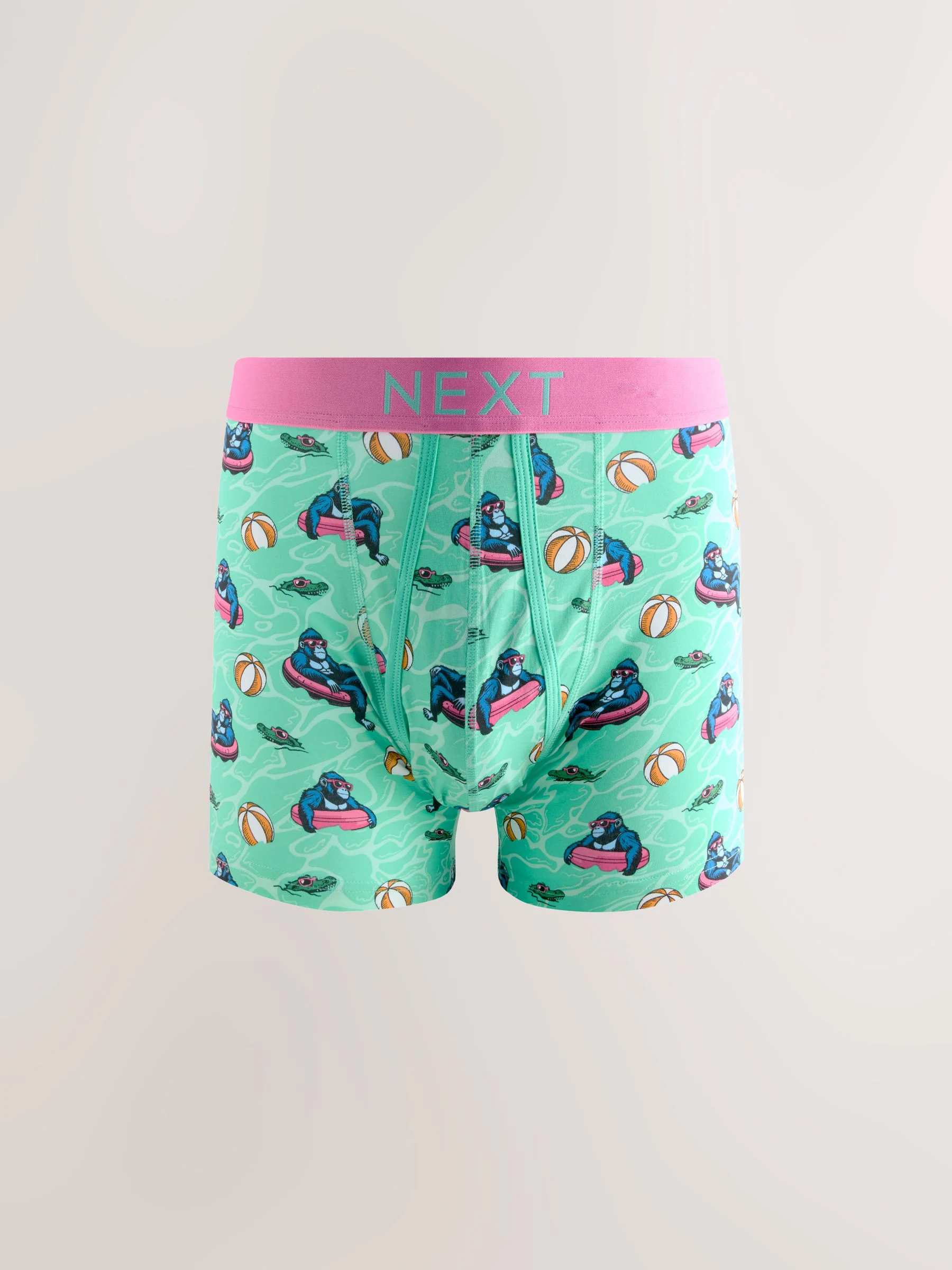 Animal Print Plaatsing - 8 Boxershorts zonder plooi