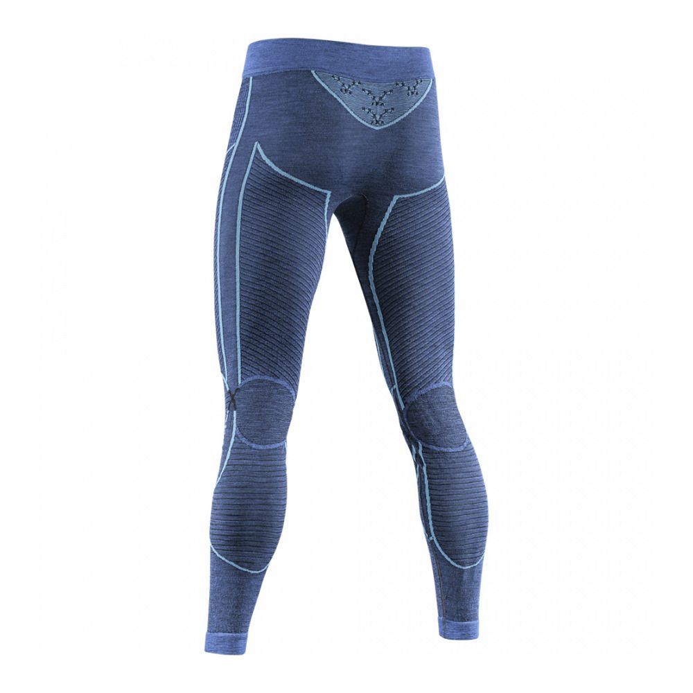 X-Bionic MERINO - Collant Homme dark ocean/sky blue