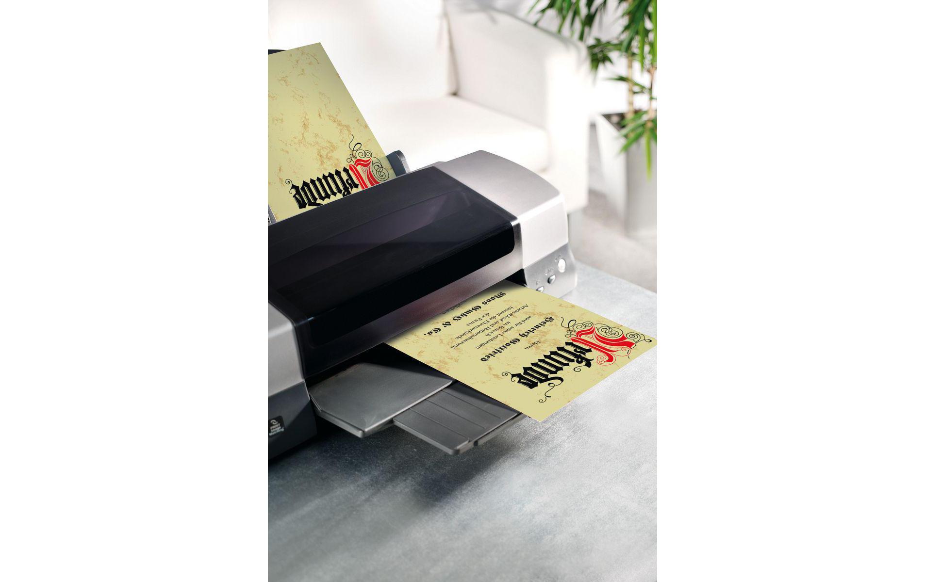 Motivpapier Calligraphie A4, 12 BlattUrkundenpapier