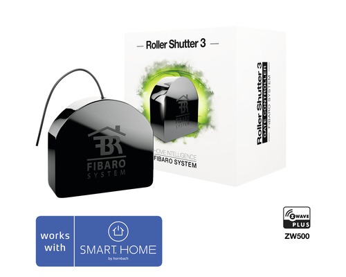 Fibaro Roller Shutter 3 Z-Wave Plus rolluikbediening met repeaterfunctie - Compatibel met SMART HOME van hornbach