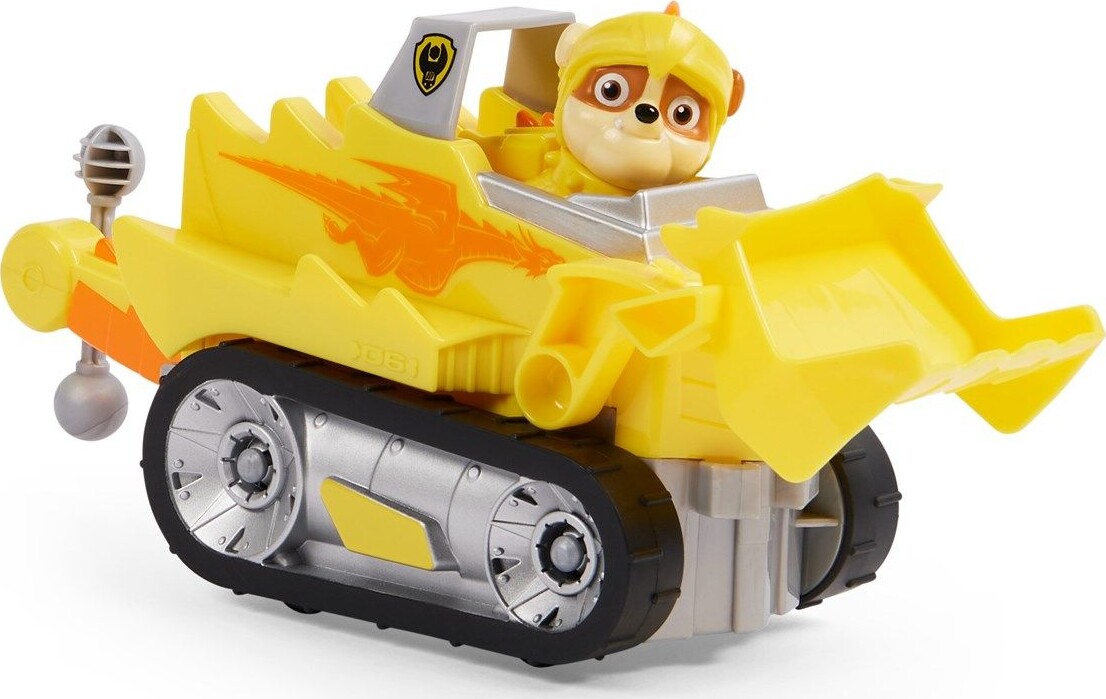 Paw Patrol Figur - Rescue Knights - Rubble Med Køretøj