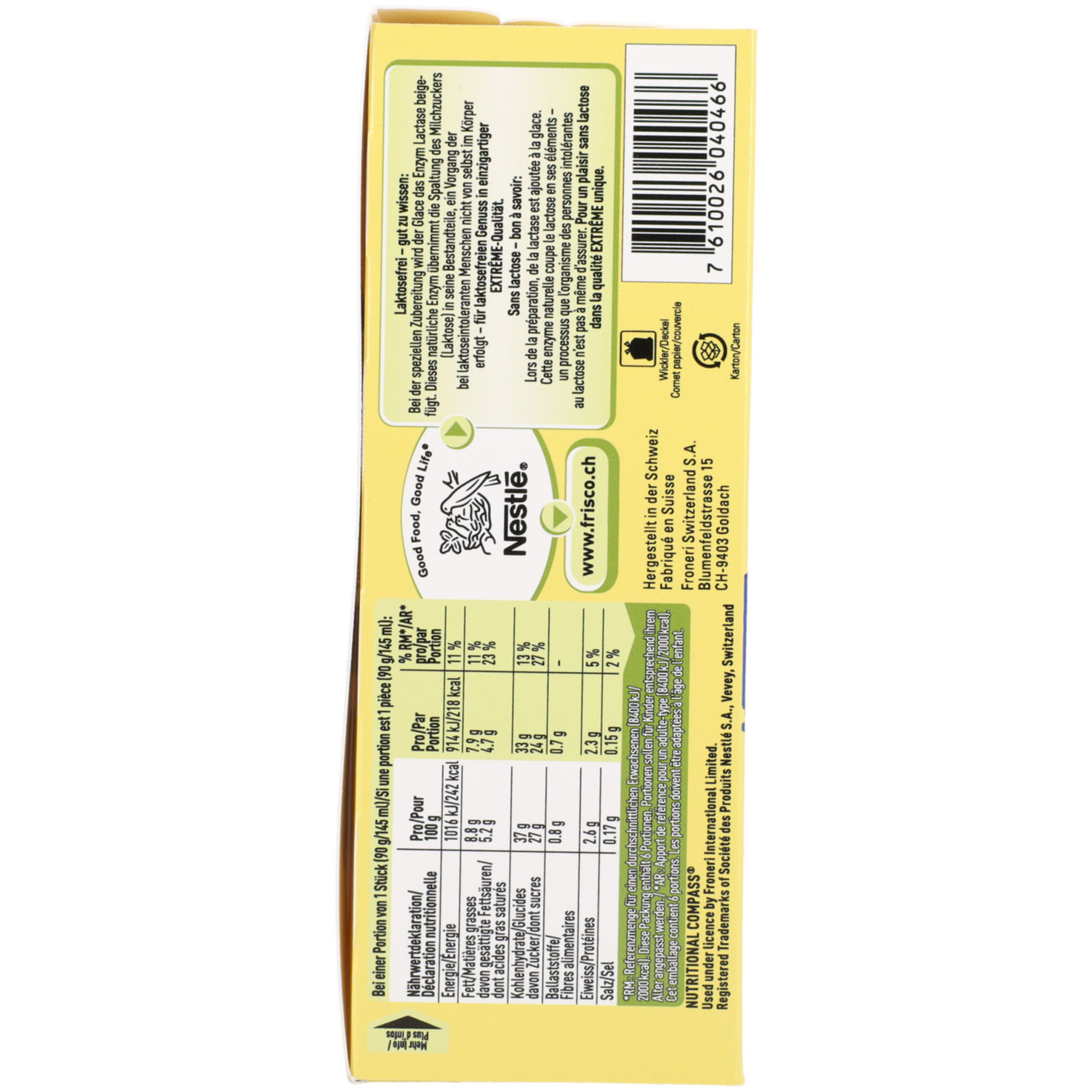Frisco Extrême Glace Zitrone & Limette 6x145ml