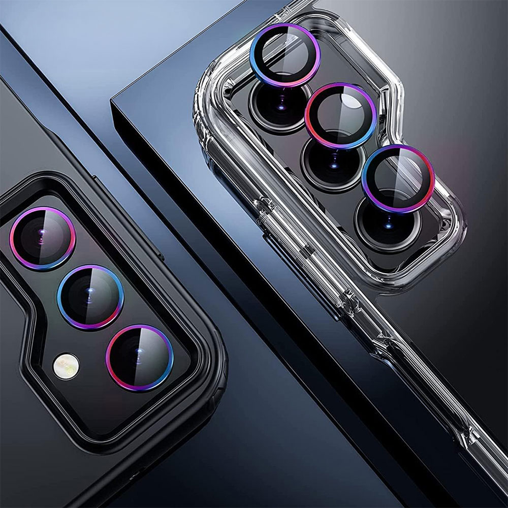 Samsung Galaxy S25  Plus Kameraschutz Objektiv Ring Protector Abdeckung - Bunt