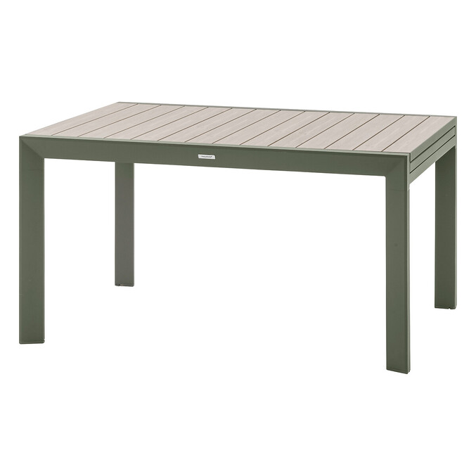 Ensemble table de jardin extensible ÉVASION + 10 fauteuils empilables ESSENTIA Laurier & Lin