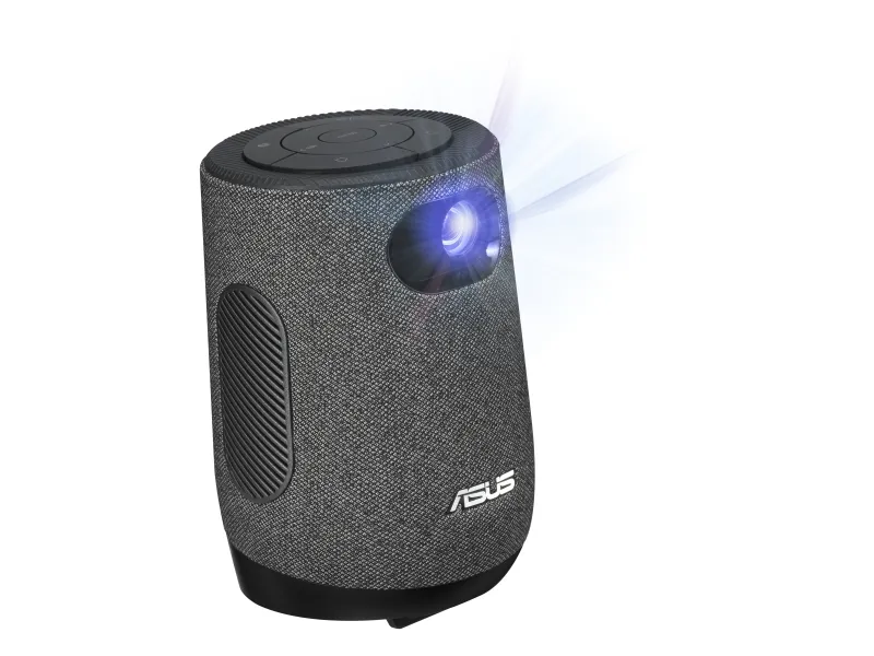 ASUS ZenBeam Latte L1 - DLP-projektor - LED - 300 lumen - 1280 x 720 - 16:9 - 720p - kort kast fikseret objektiv - Wi-Fi / Bluetooth - grå, sort