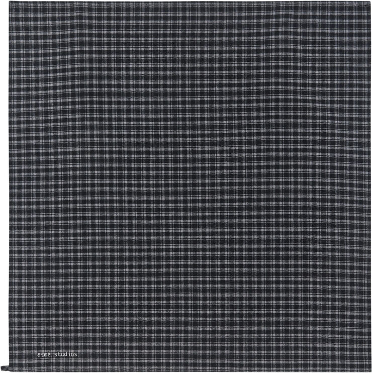 esmé studios ESValdis Scarf Black check