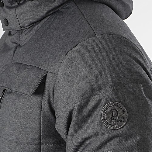 Parka Capuche Town 03V6301M Gris Chiné