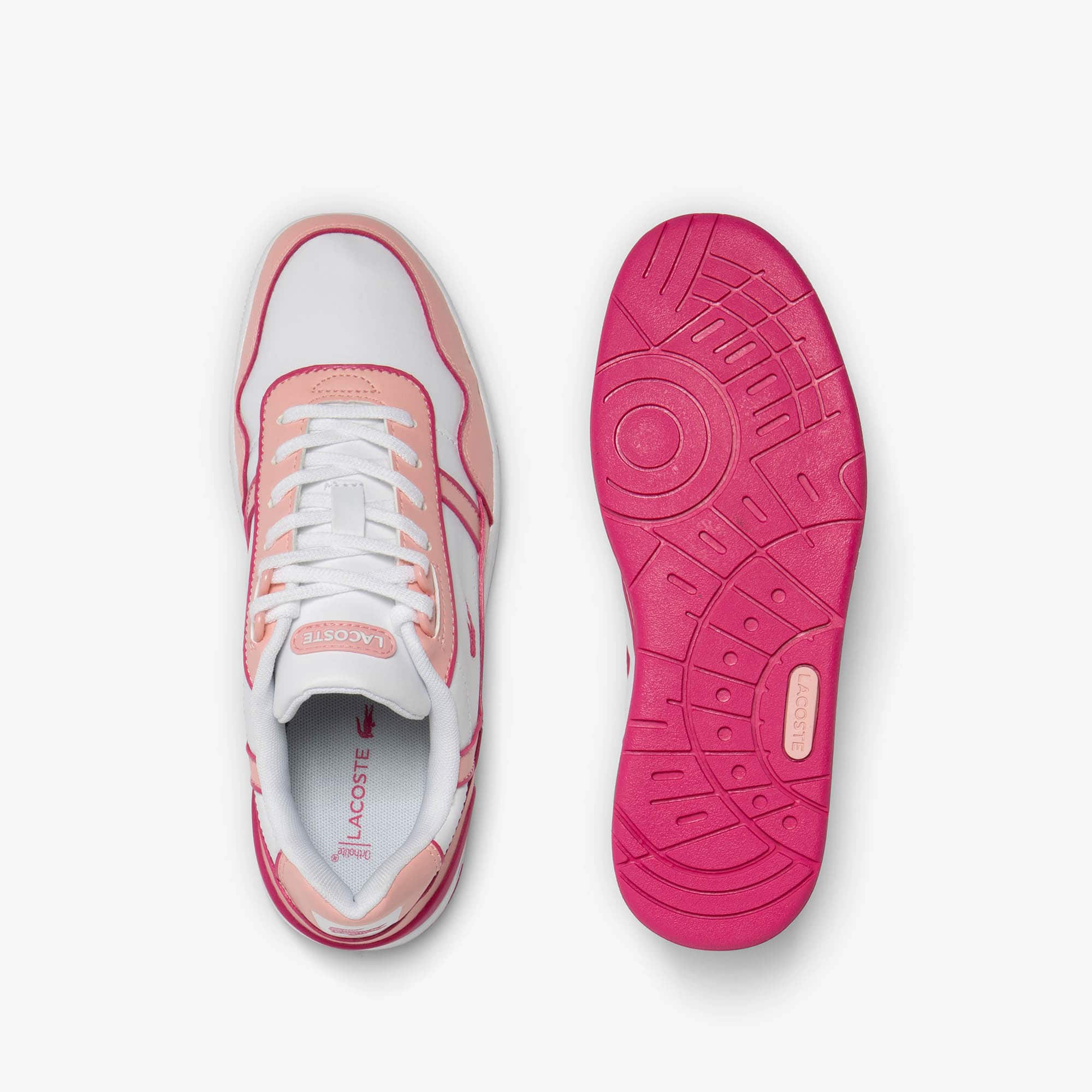 Sneakers T-Clip junior détail coloré Sneakers - Blanc - Lacoste - Enfant