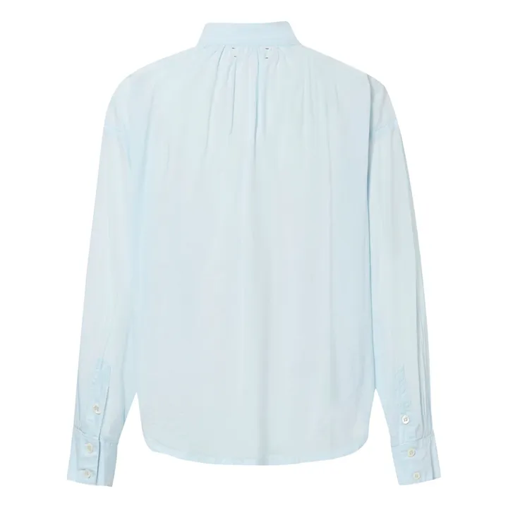 Xirena Blouse Corey Popeline de Coton | Bleu ciel