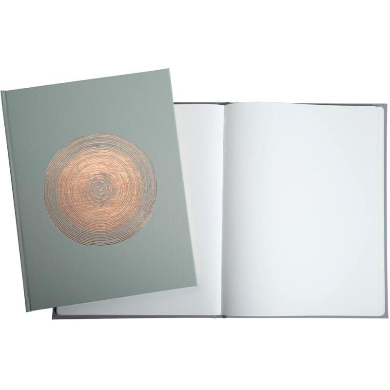 Livre d'or 100 pages tranche or Ellipse - Vert