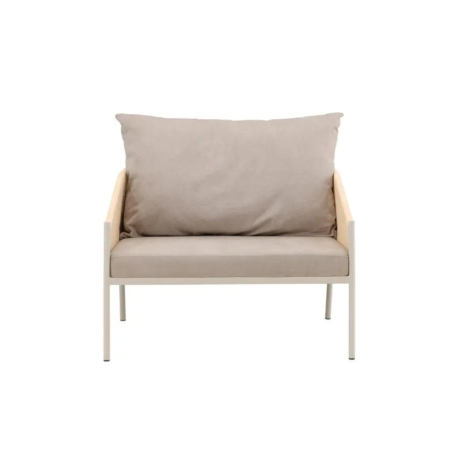 Fauteuil Beige Stof - 90x98x74cm - Louie
