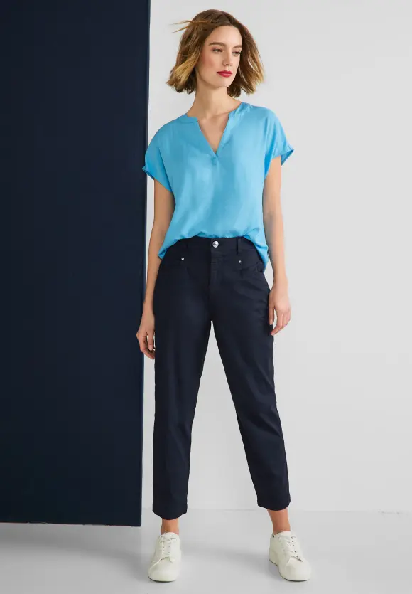 Papertouch Casual Fit Hose - deep blue