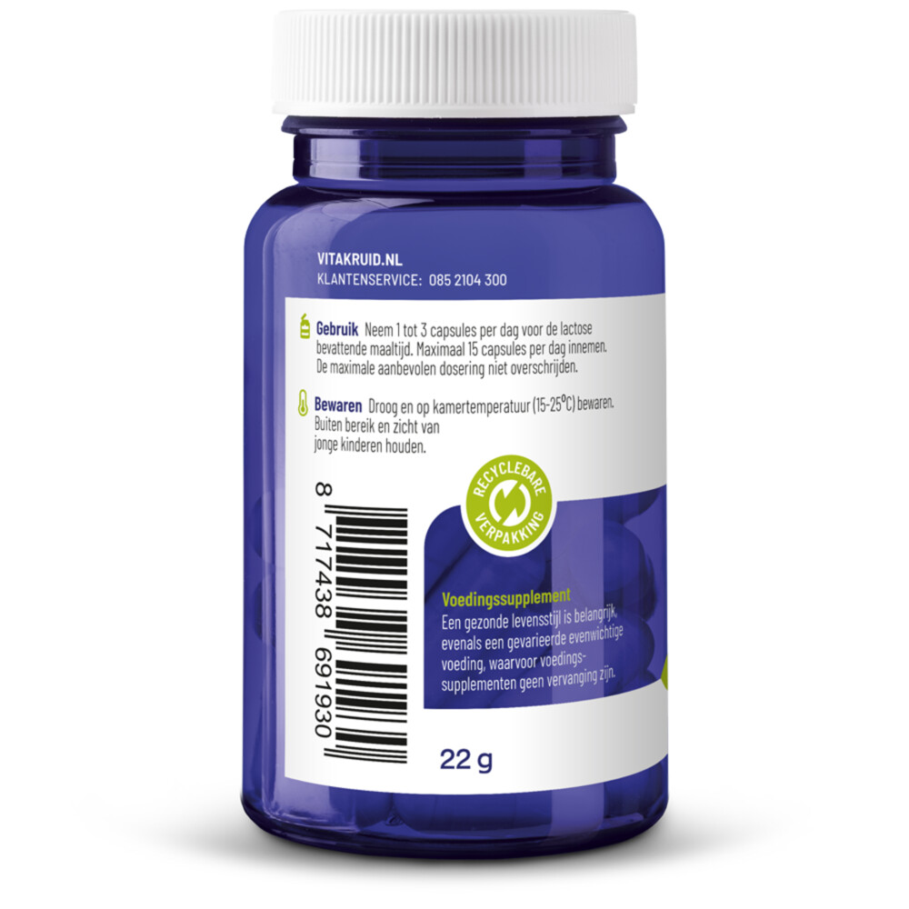 2x Vitakruid Lactase Optiferm 3000 Fcc90 capsules