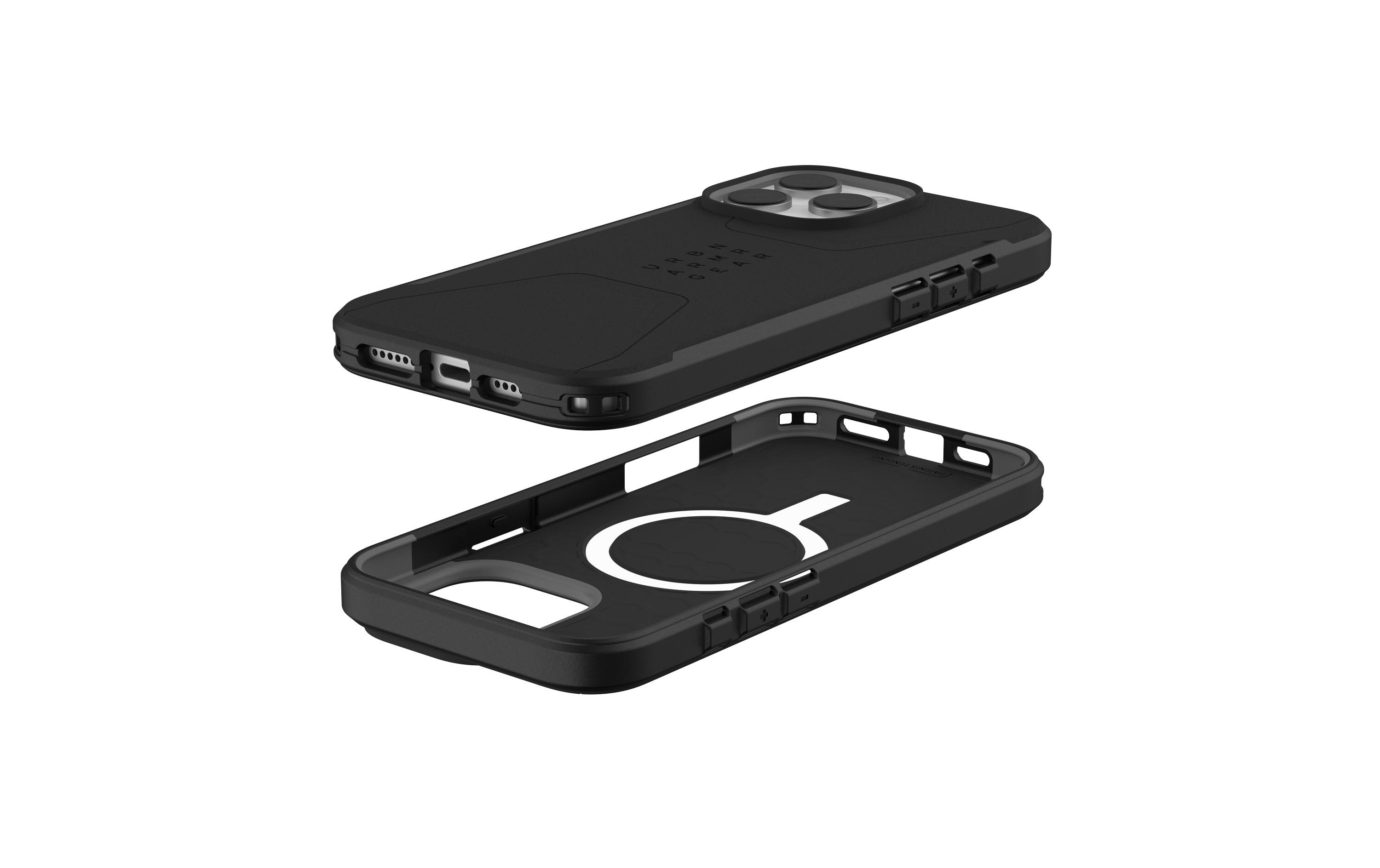 Back Cover Civilian Case iPhone 16 Pro Max BlackSchutzhülle für das Apple iPhone 16 Pro Max