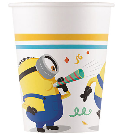 Decorata Party Pappbecher - 8er-Pack - 200 ml - Minions: The Ris