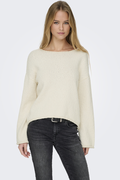 Only beige dames trui