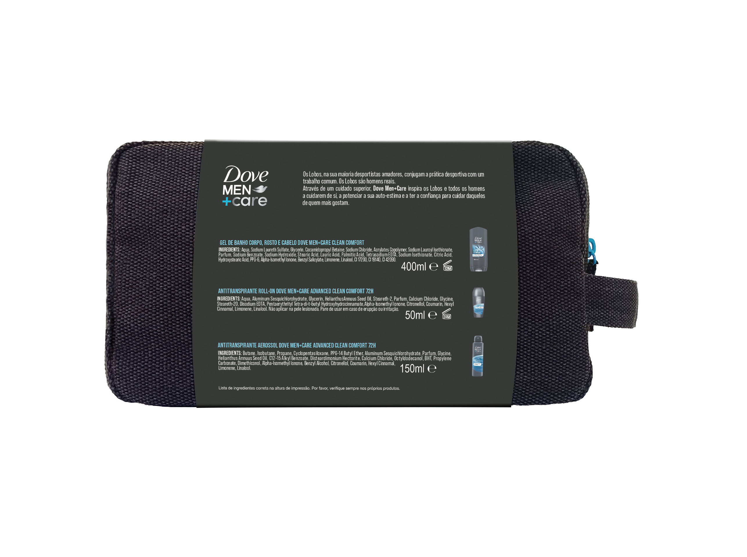 CONJUNTO DOVE MEN CLEAN COMFORT