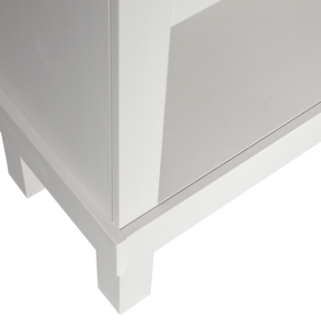 WOOOD wandkast Bonk mist grijs grenenhout 160 x 107 x 39 cm