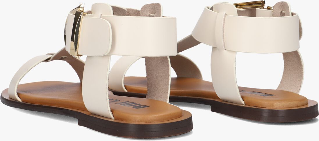 witte bibi lou platte sandalen 901z10aa