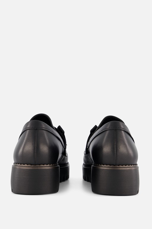 Gabor Loafers zwart Leer