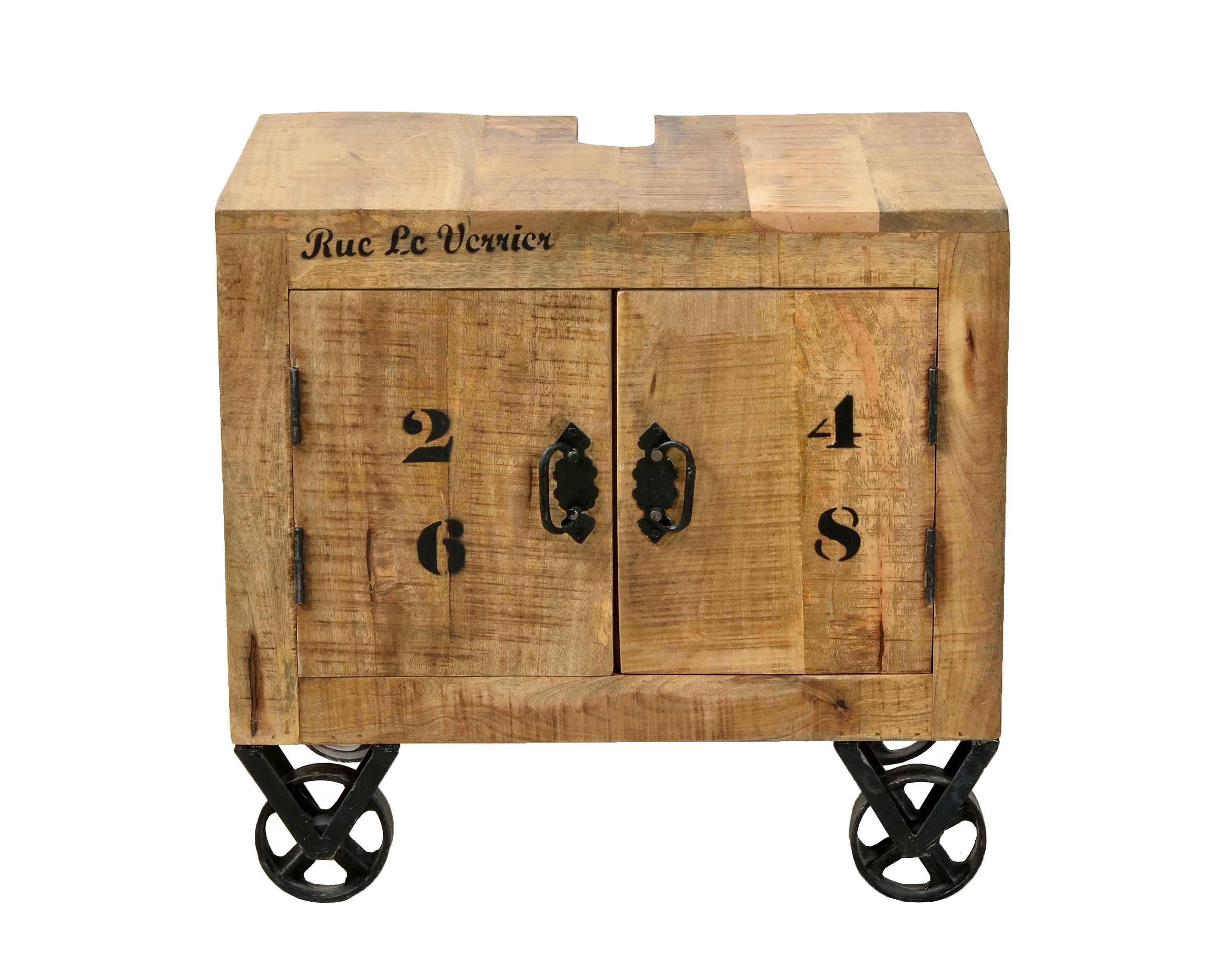 Badmöbel Set Rustic Bad Hochschrank Waschbeckenunterschrank Schrank Spiegel