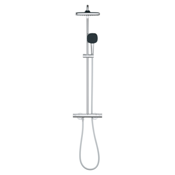 Grohe Douchesysteem Vitalio Comfort 250 met thermostaatkraan, Max. 8,0L/M Bij 3 Bar - Chroom - hartafstand kraan 15 cm