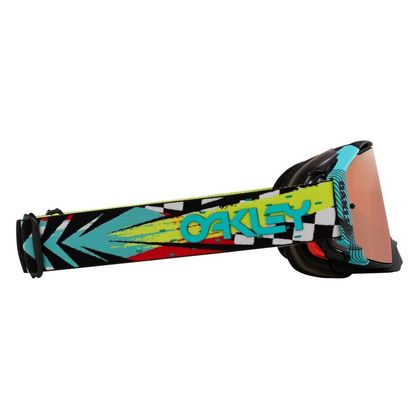 Masque cross Oakley AIRBRAKE MX JEFFREY HERLINGS SIGNATURE ECRAN IRRIDIUM 2024 - Bleu / Noir