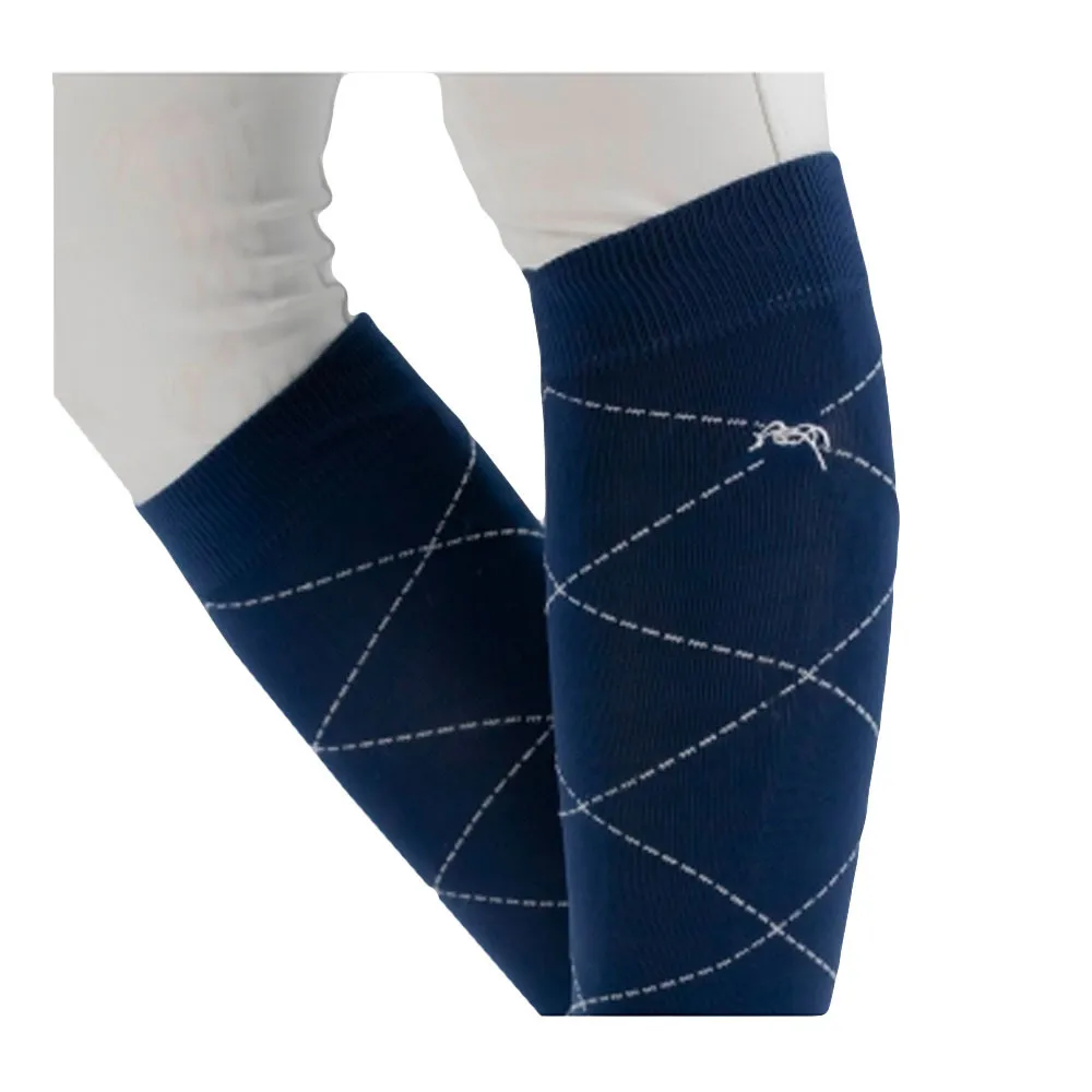 Pénélope LUXE - Chaussettes Femme marine
